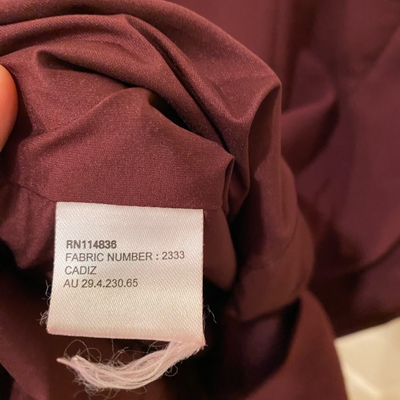 Reiss red white drape dress 8 Cardiz ivory color block shift - Picture 6 of 8